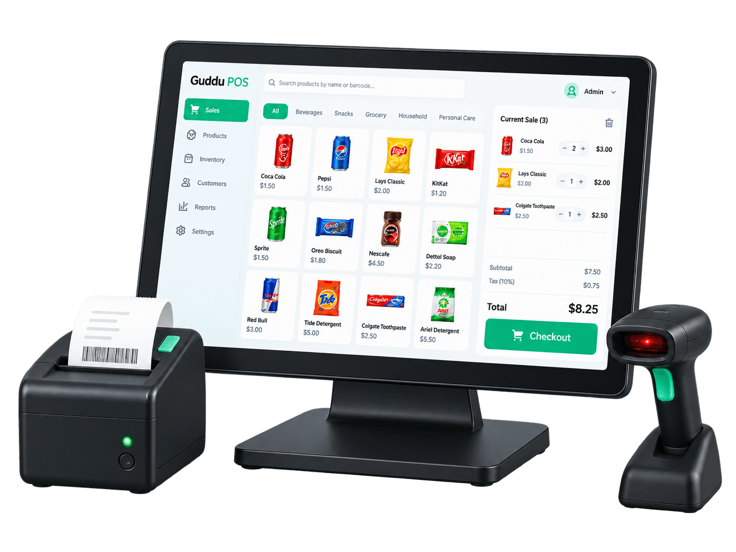 Guddu POS point of sale system