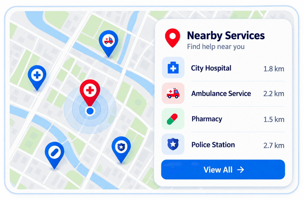 Emergency Services Map