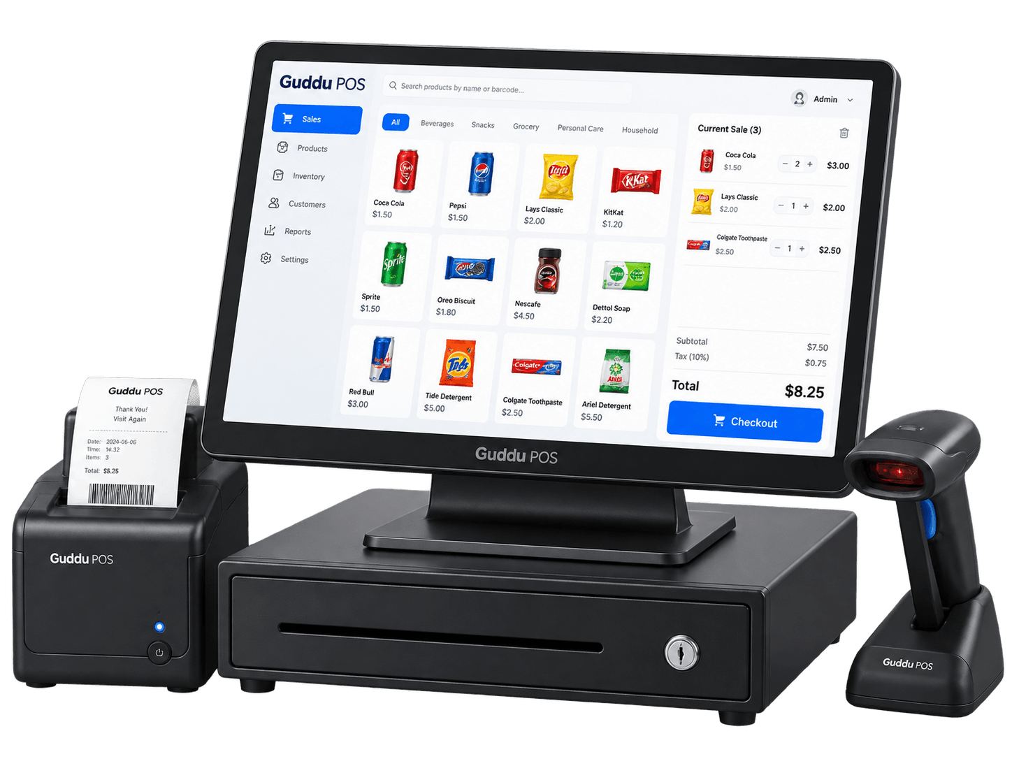 Guddu POS point of sale system